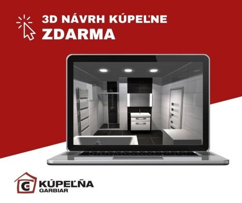 3D návrh kúpeľne zdarma